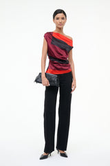PHARE SILK TOP | RUBY PRISM