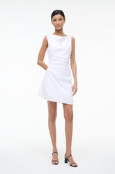 CALLIE MINI DRESS | WHITE