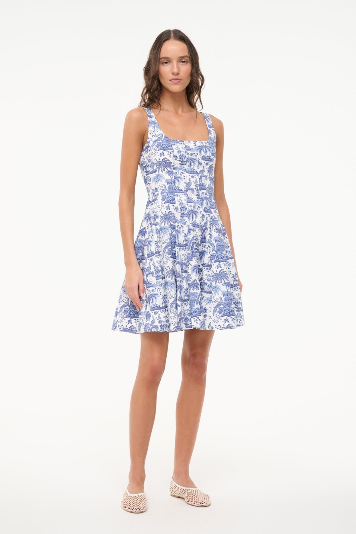 MINI WELLS DRESS | BLUE TOILE