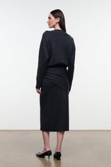 NORMAN SWEATER DRESS | SMOKE