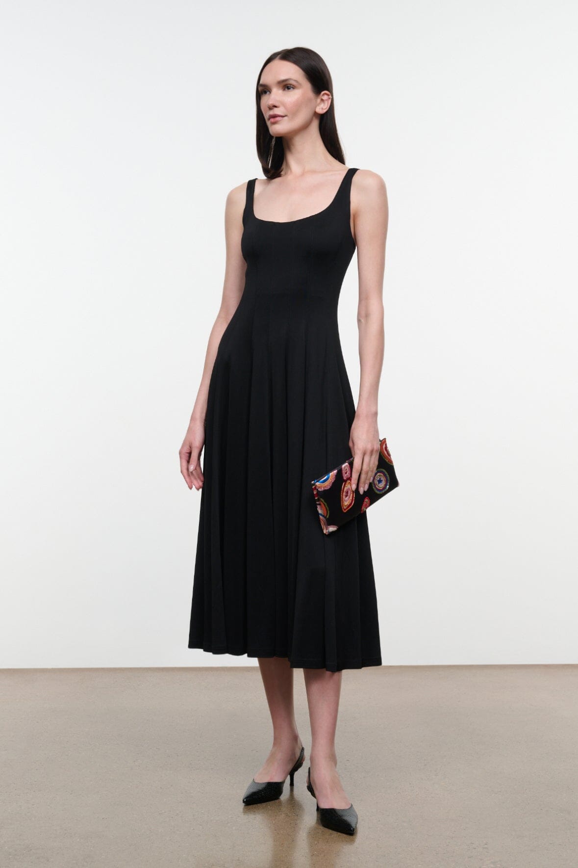 WELLS JERSEY DRESS | BLACK