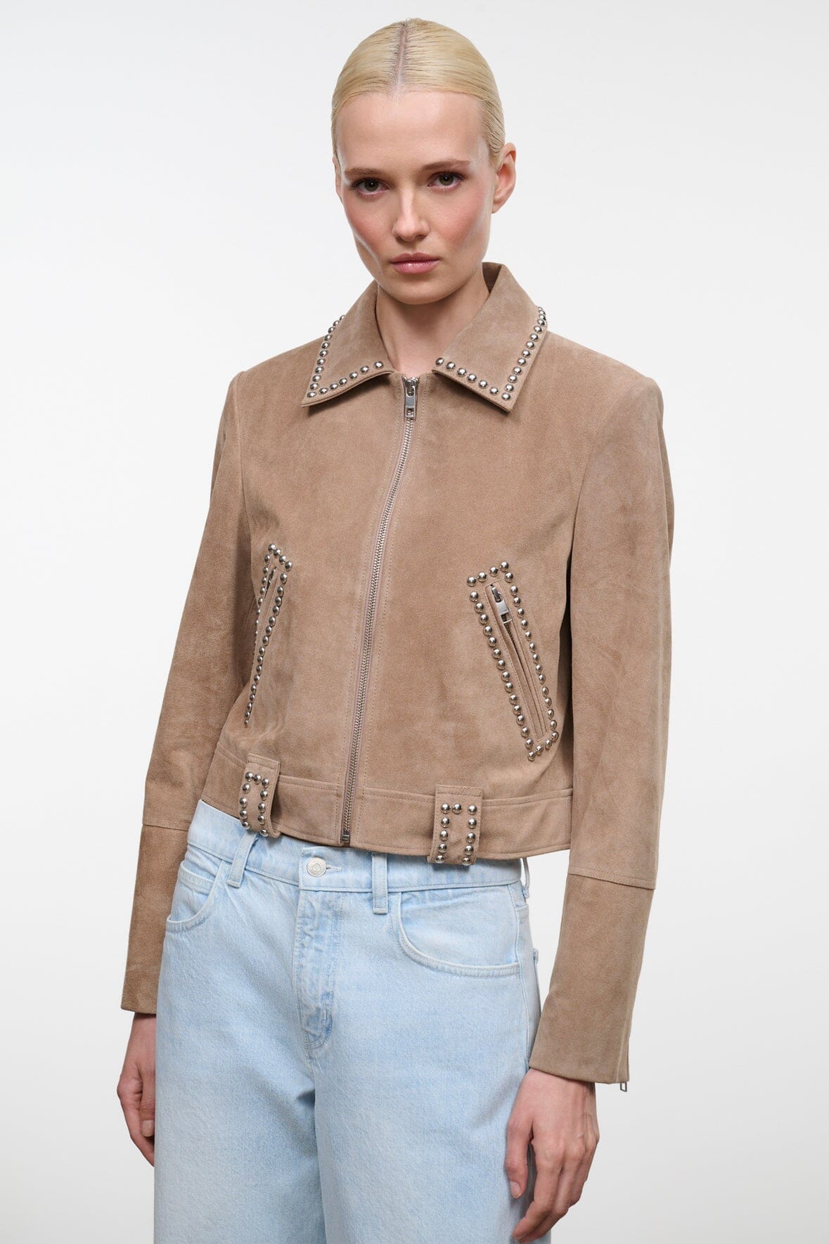 HUGO SUEDE JACKET | DUNE