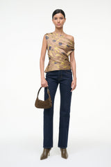 PHARE SILK TOP | VINTAGE FLORAL
