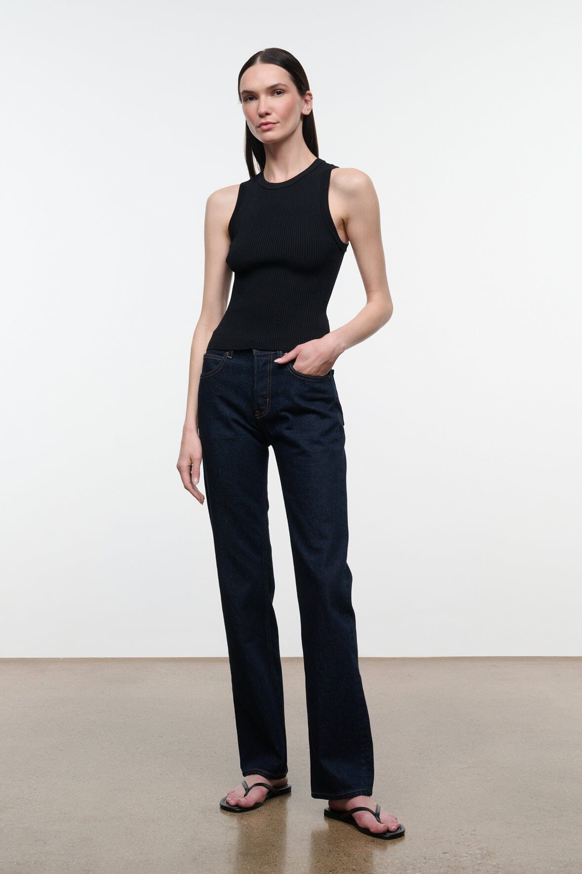 TEDDY STRAIGHT JEAN | INDIGO