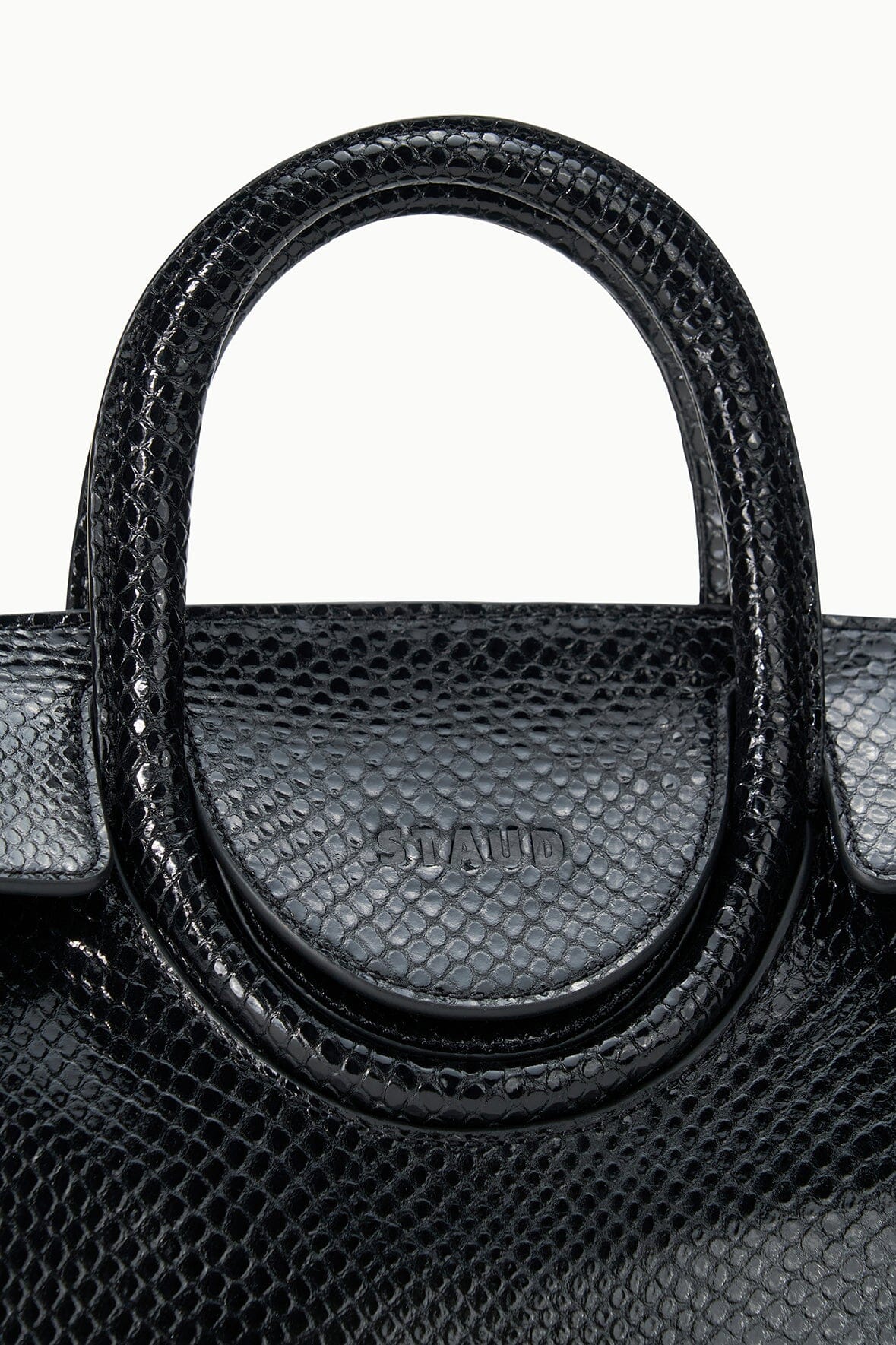 MAUDE MINI CARRYALL | BLACK SNAKE