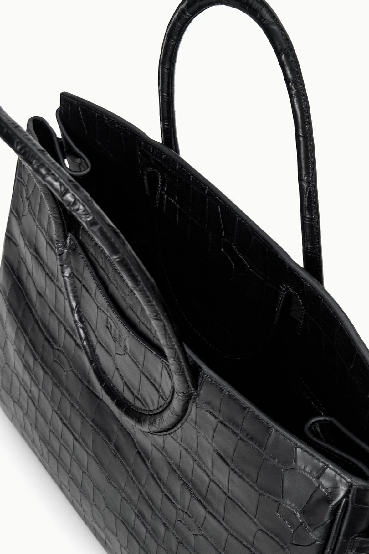 MAUDE CARRYALL | BLACK CROCO