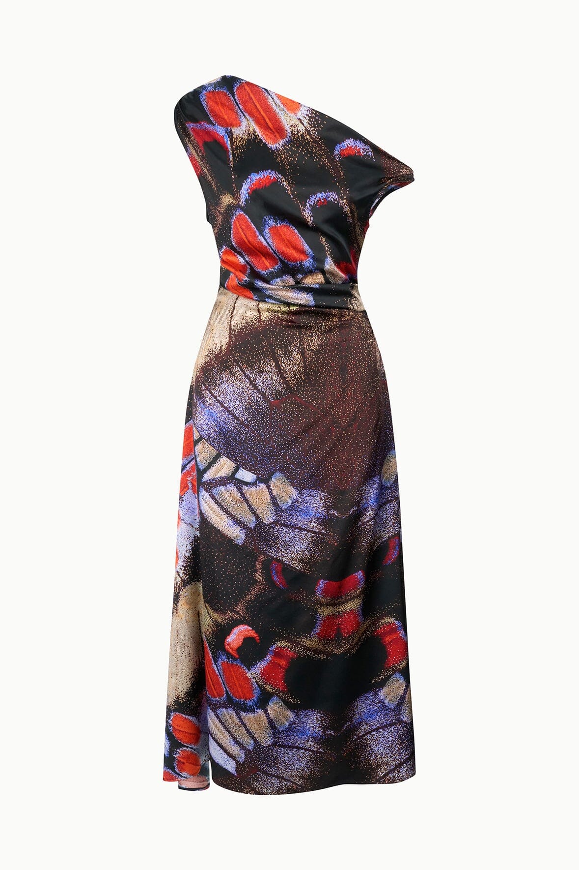PHARE SILK DRESS | BUTTERFLY FUCHSIA