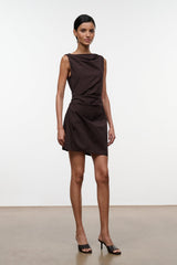 CALLIE MINI DRESS | EARTH