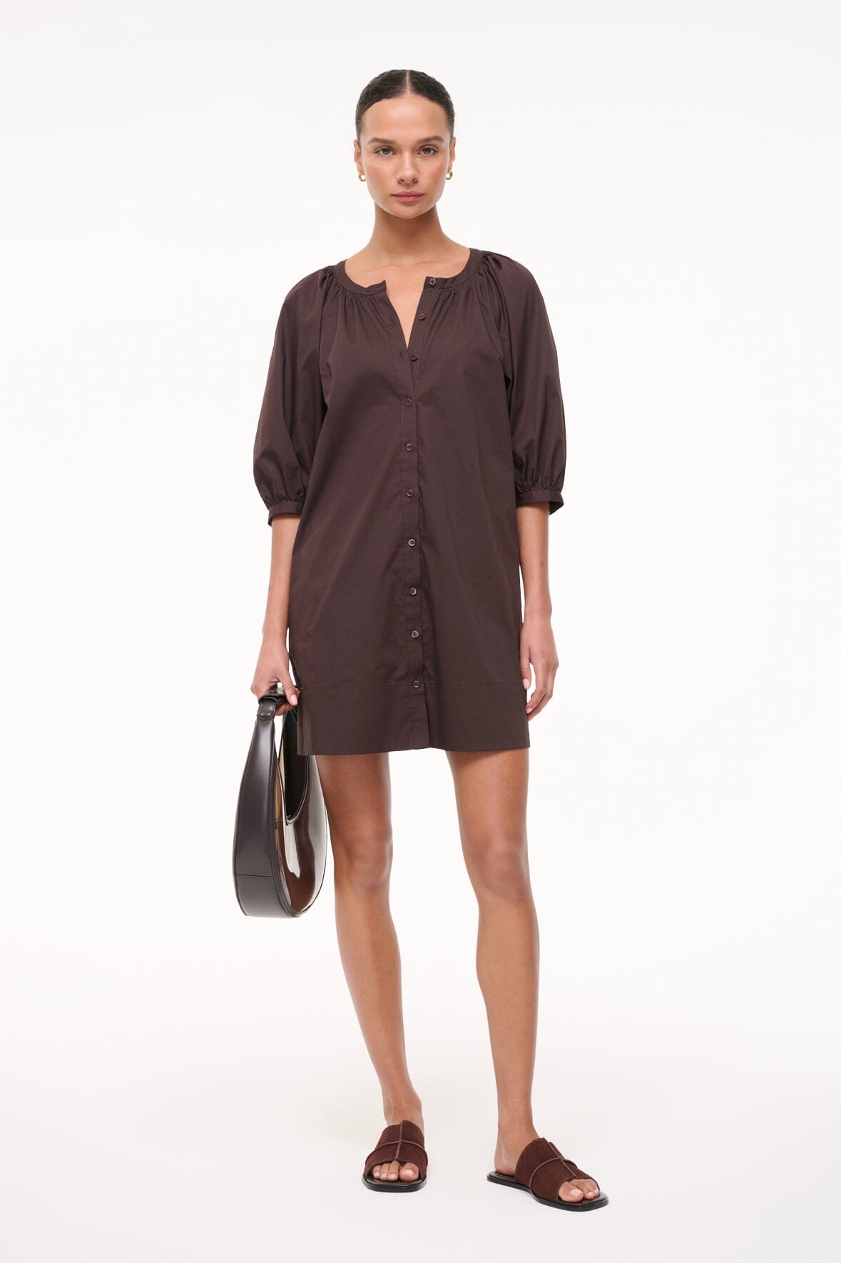 MINI VINCENT DRESS | EARTH